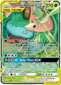 Venusaur & Snivy-GX — Cosmic Eclipse #1