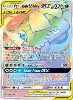 Venusaur & Snivy-GX — Cosmic Eclipse #249