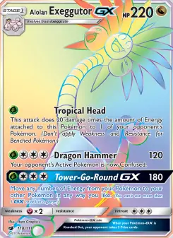 Alolan Exeggutor-GX 118 — Crimson Invasion