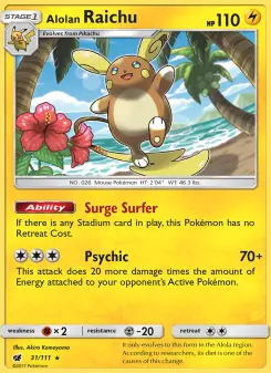 Alolan Raichu 31 — Crimson Invasion
