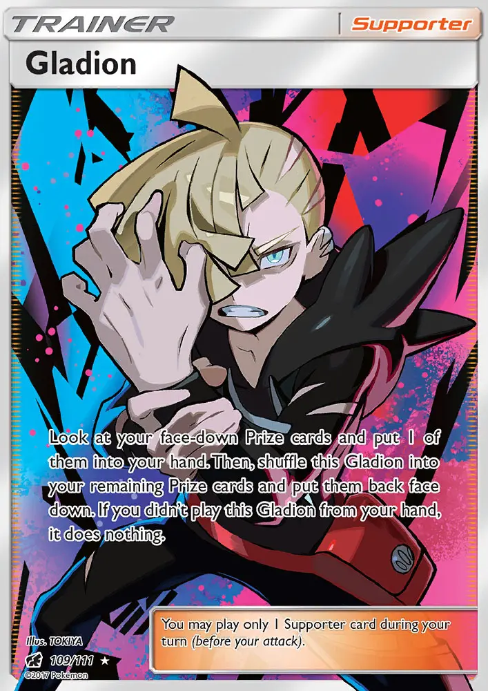 Gladion 109 card from Crimson Invasion