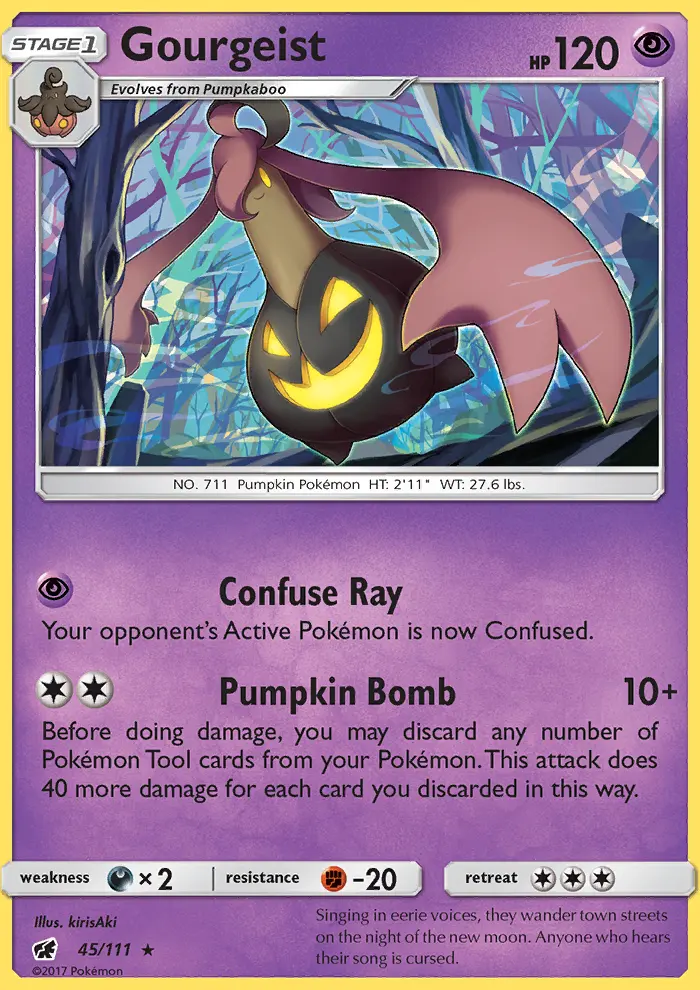 Gourgeist 45 card from Crimson Invasion
