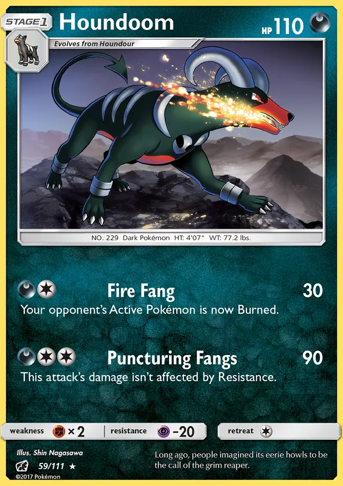 Houndoom 59 — Crimson Invasion 59, Normal finish