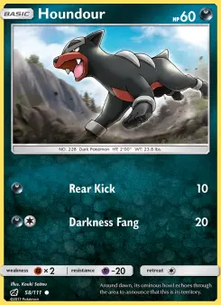 Houndour — Crimson Invasion #58