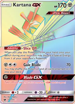 Kartana-GX 117 — Crimson Invasion