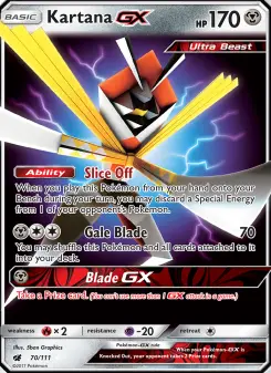 Kartana-GX 70 — Crimson Invasion