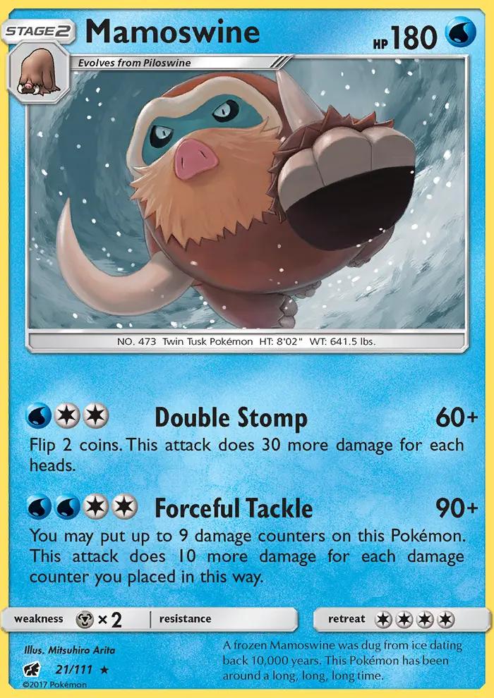 Mamoswine 21 card from Crimson Invasion