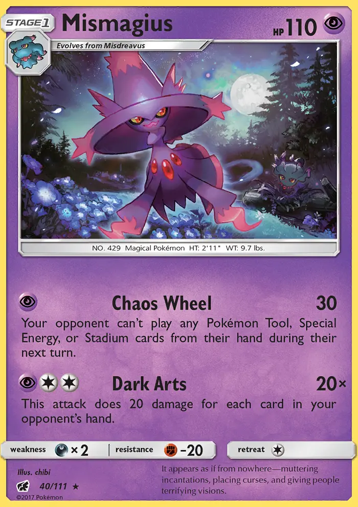 Mismagius 40 — Crimson Invasion 40, Normal finish