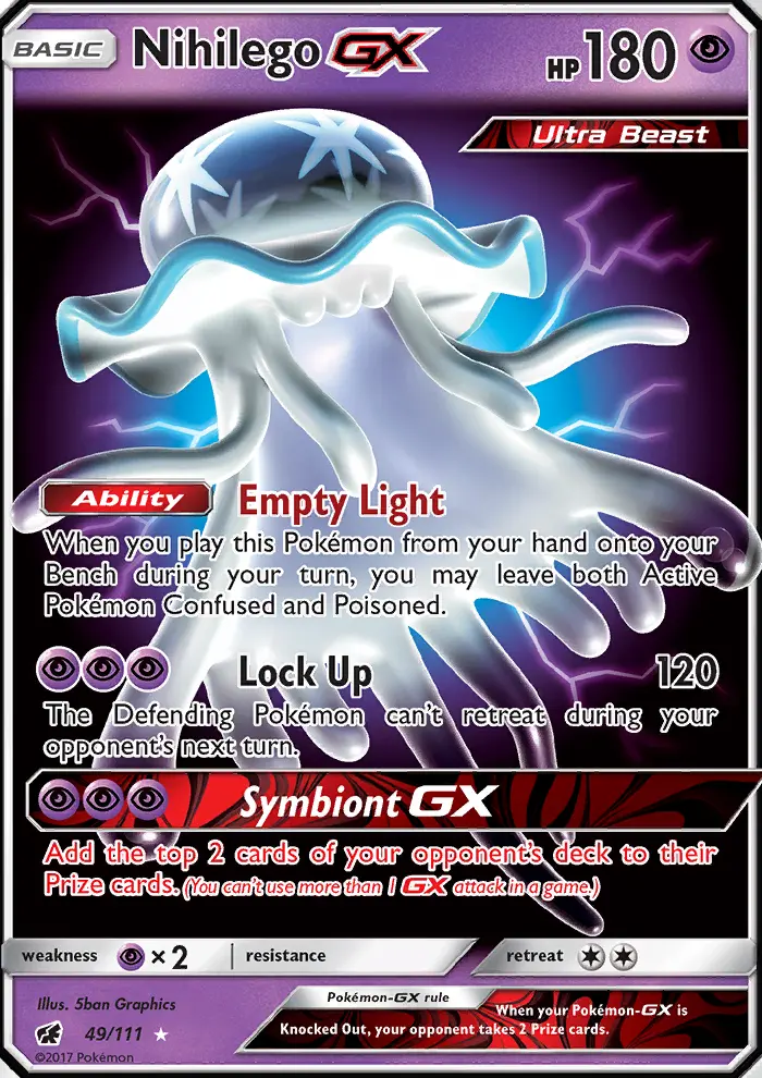 Nihilego-GX 49 card from Crimson Invasion
