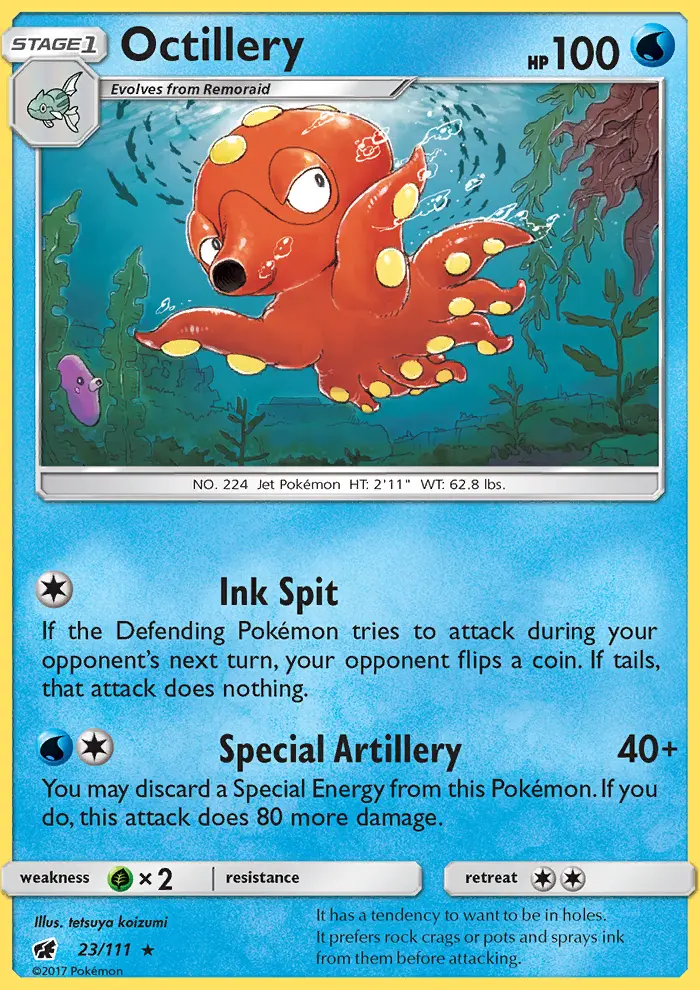 Octillery 23 — Crimson Invasion 23, Normal finish
