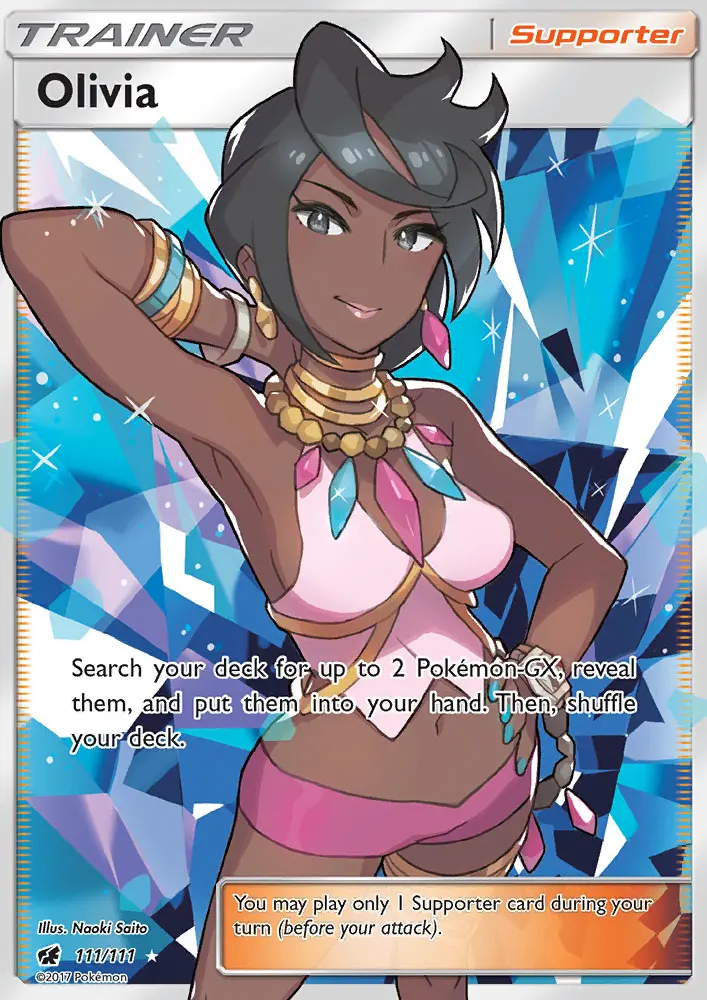 Olivia 111 — Crimson Invasion 111, Holofoil finish