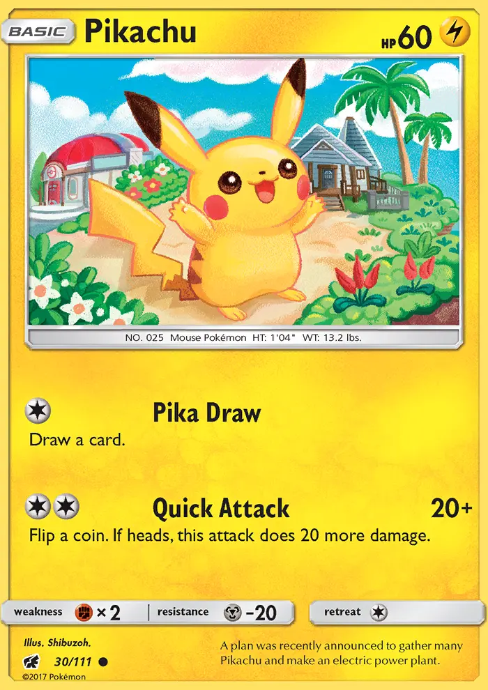 Pikachu 30 — Crimson Invasion 30, Normal finish