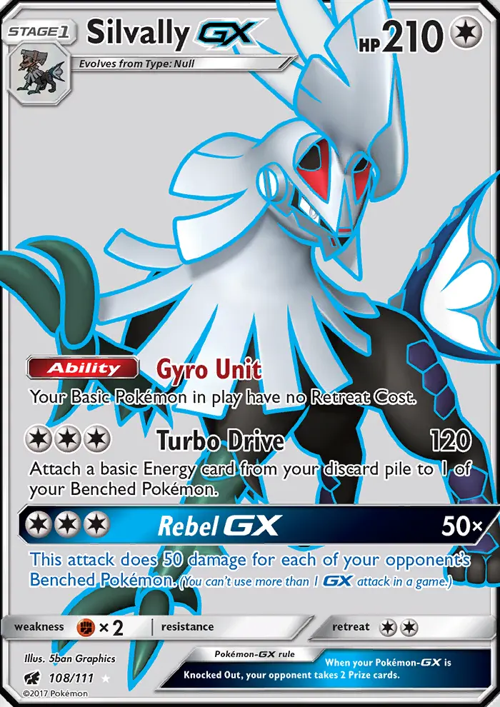 Silvally-GX 108 — Crimson Invasion 108, Holofoil finish