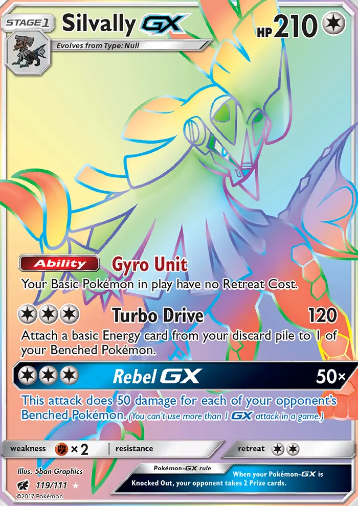 Silvally-GX 119 card from Crimson Invasion