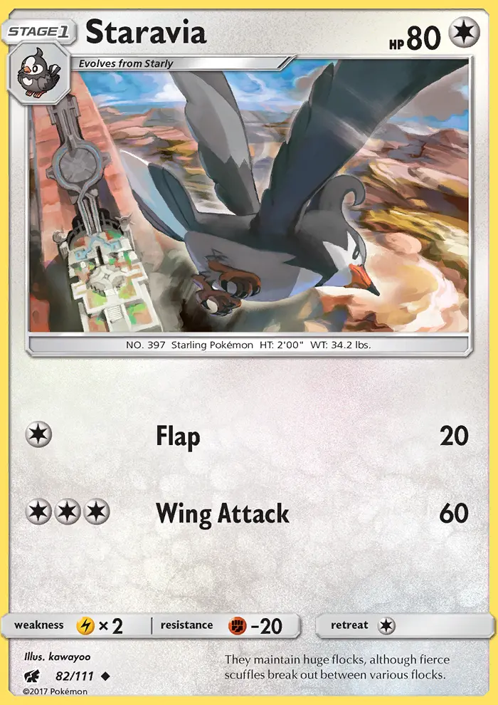 Staravia 82 — Crimson Invasion 82, Normal finish