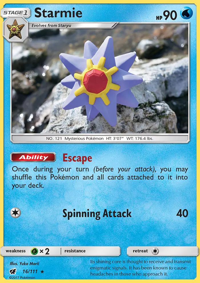 Starmie 16 — Crimson Invasion 16, Normal finish