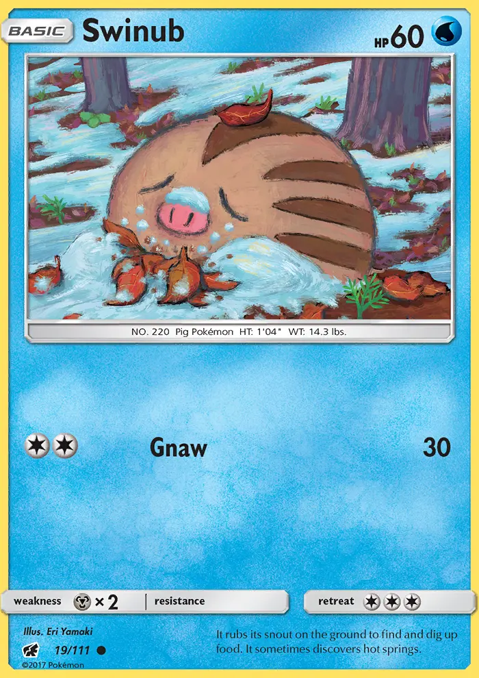 Swinub 19 — Crimson Invasion 19, Normal finish