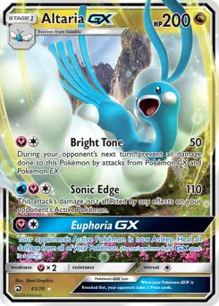 Altaria-GX 41 — Dragon Majesty