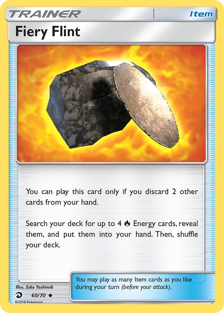 Fiery Flint 60a — Dragon Majesty 60a, Reverse Holofoil finish