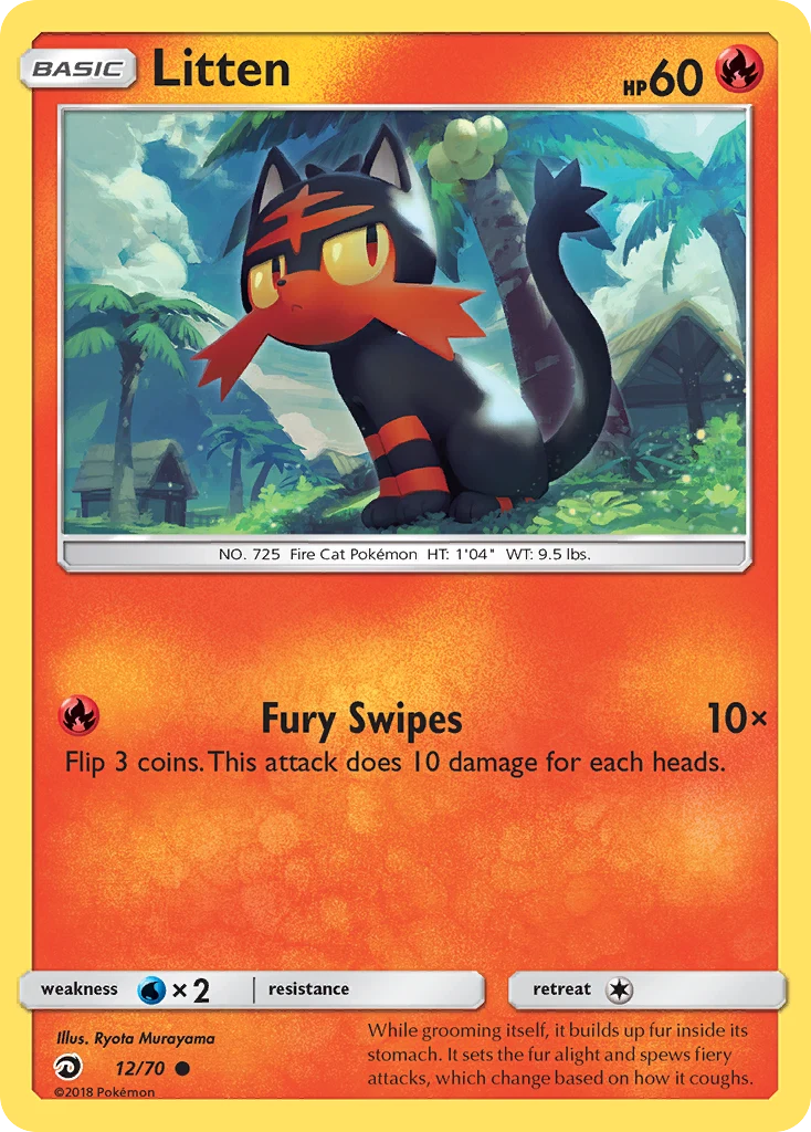 Litten 12 — Dragon Majesty 12, Normal finish