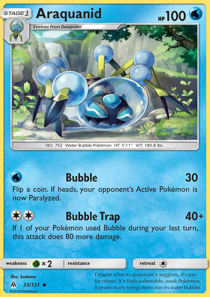 Araquanid 33 card from Forbidden Light