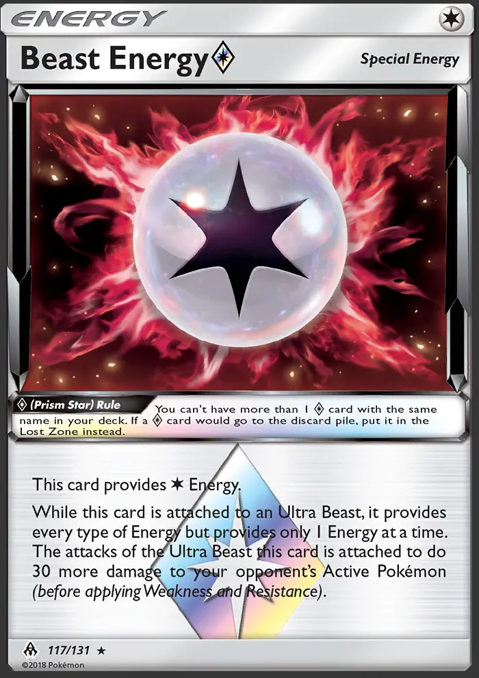 Beast Energy ◇ 117 card from Forbidden Light