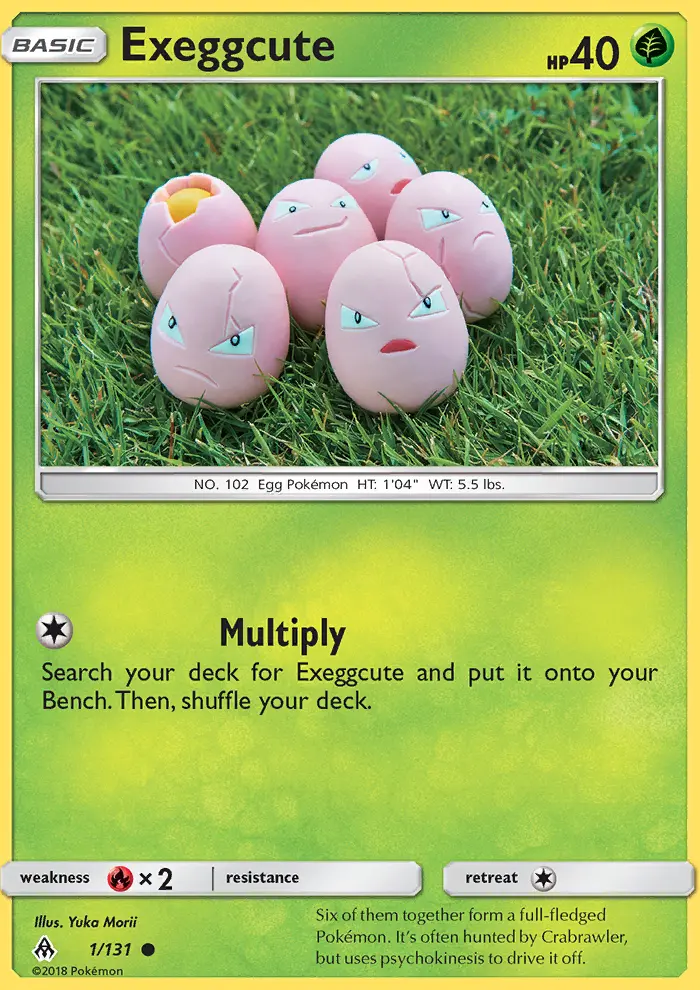 Exeggcute 1 — Forbidden Light 1, Normal finish
