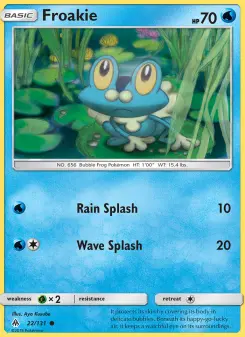 Froakie 22 — McDonald's Collection 2021