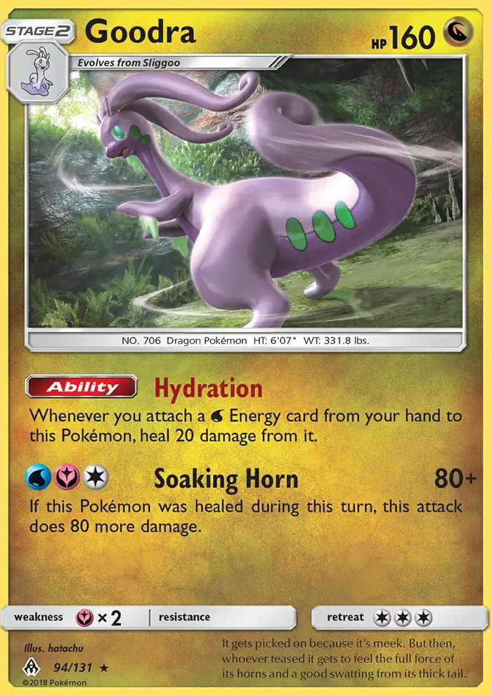 Goodra 94 — Forbidden Light 94, Holofoil finish