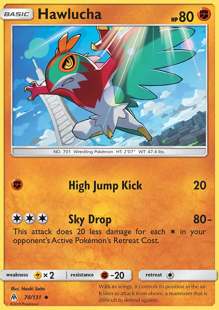Hawlucha 70 — Forbidden Light 70, Normal finish