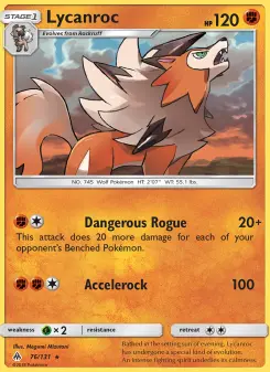 Lycanroc — Forbidden Light #76