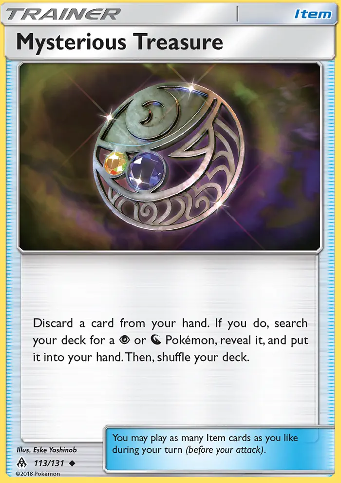 Mysterious Treasure 113a — Forbidden Light 113a, Reverse Holofoil finish