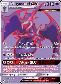 Naganadel-GX 121 — Forbidden Light