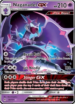 Naganadel-GX 56 — Forbidden Light