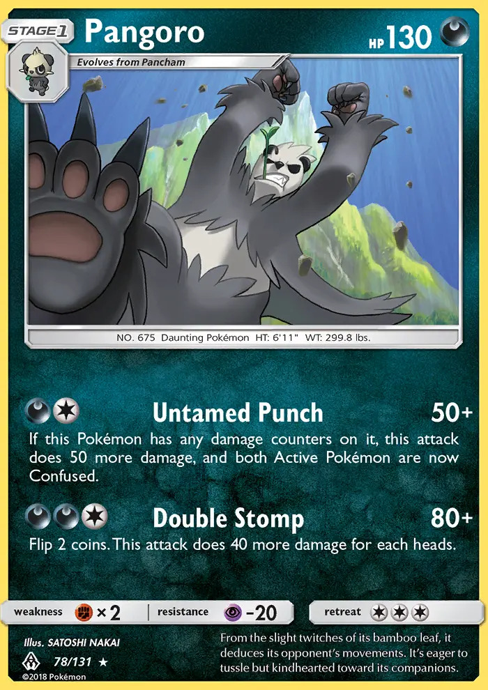 Pangoro 78 — Forbidden Light 78, Normal finish