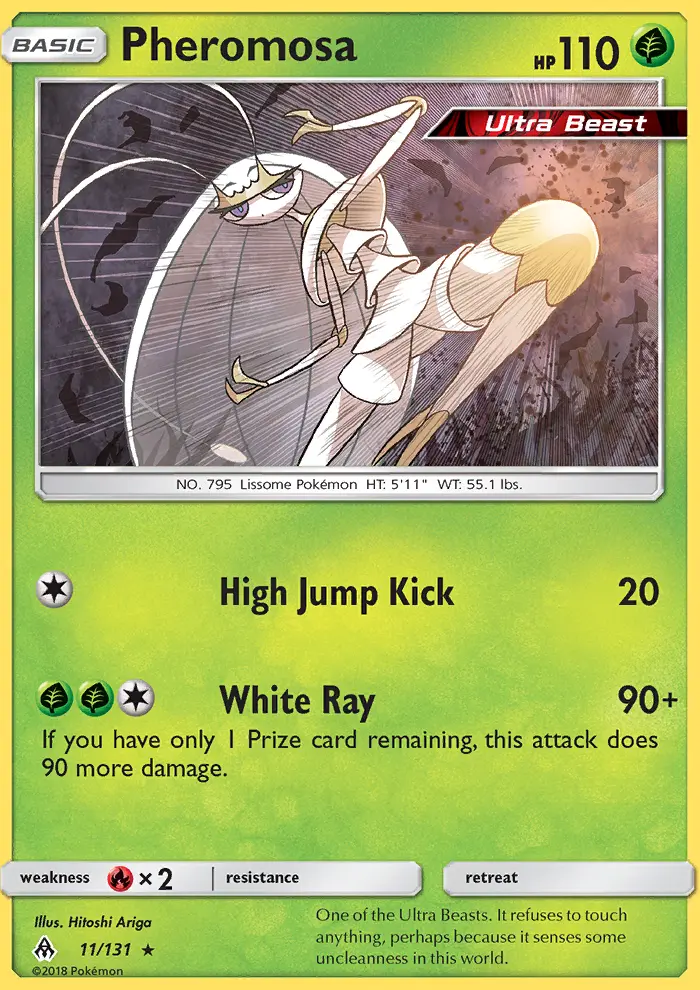 Pheromosa 11 card from Forbidden Light