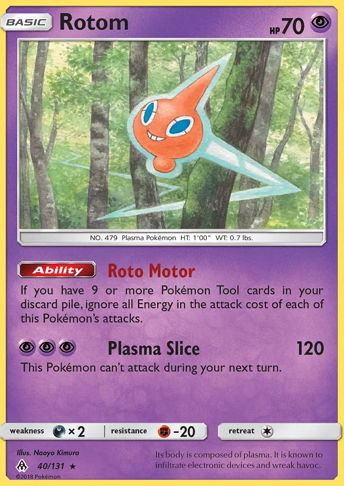 Rotom 40 — Forbidden Light 40, Normal finish