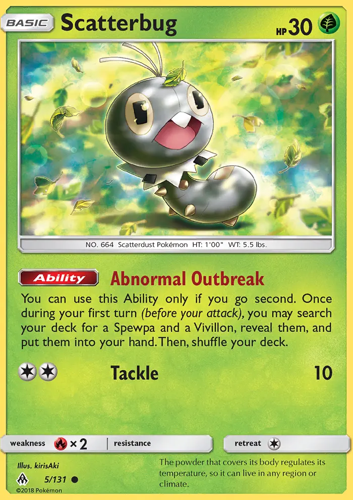 Scatterbug 5 card from Forbidden Light