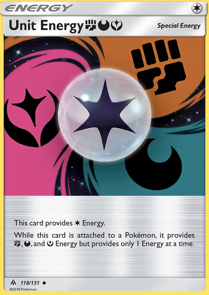 Unit Energy FightingDarknessFairy 118 — Forbidden Light 118, Normal finish