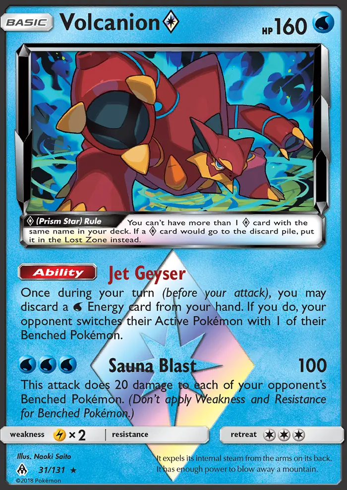 Volcanion ◇ 31 card from Forbidden Light