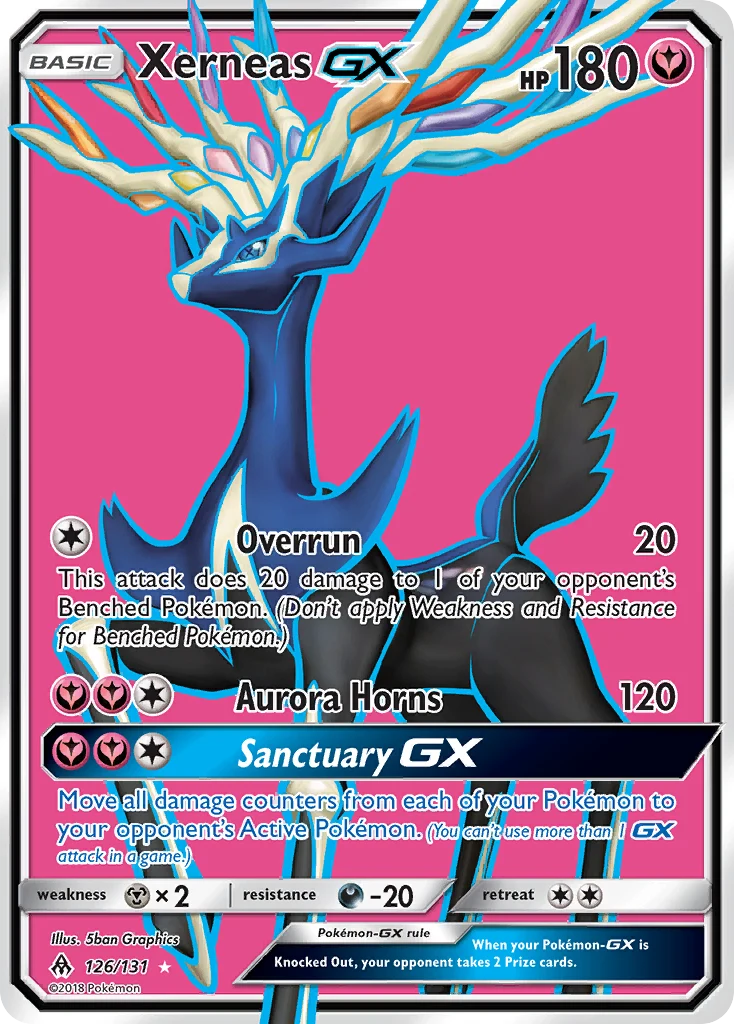 Xerneas-GX 126 — Forbidden Light 126, Holofoil finish