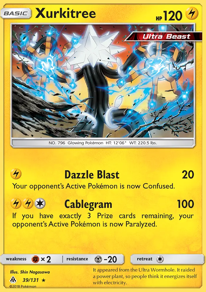 Xurkitree 39 card from Forbidden Light
