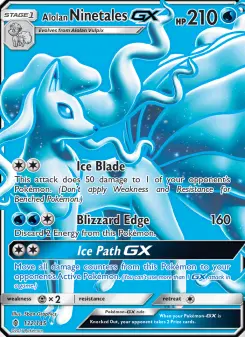 Alolan Ninetales-GX 132 — Guardians Rising