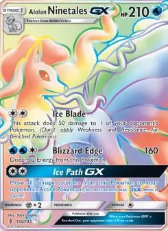 Alolan Ninetales-GX 150 — Guardians Rising