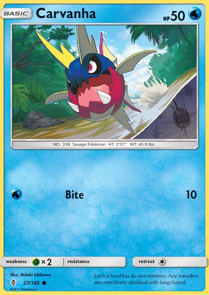 Carvanha 27 card from Guardians Rising