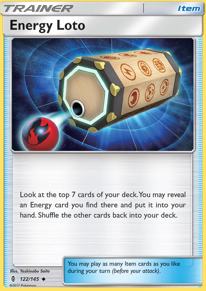 Energy Loto 122 — Guardians Rising 122, Normal finish