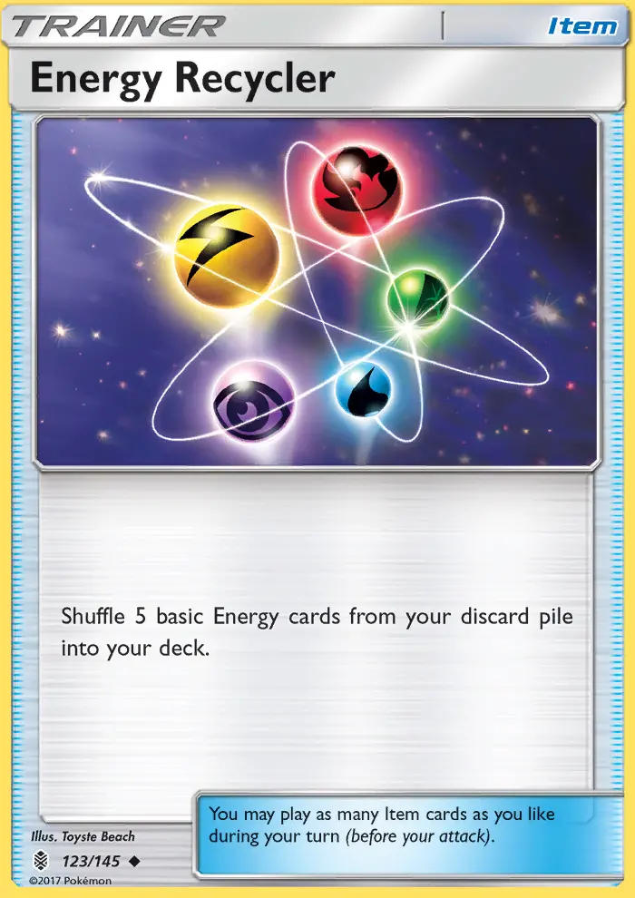 Energy Recycler 123 — Guardians Rising 123, Normal finish