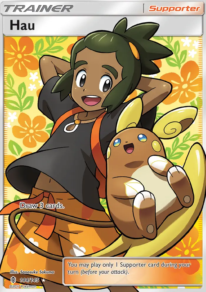 Hau 144 — Guardians Rising 144, Holofoil finish