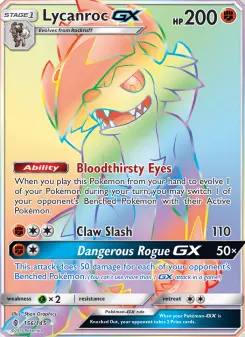 Lycanroc-GX 156 — Guardians Rising