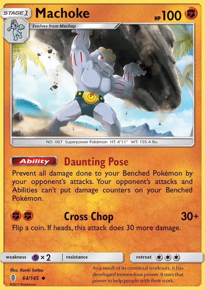 Machoke 64 — Guardians Rising 64, Normal finish